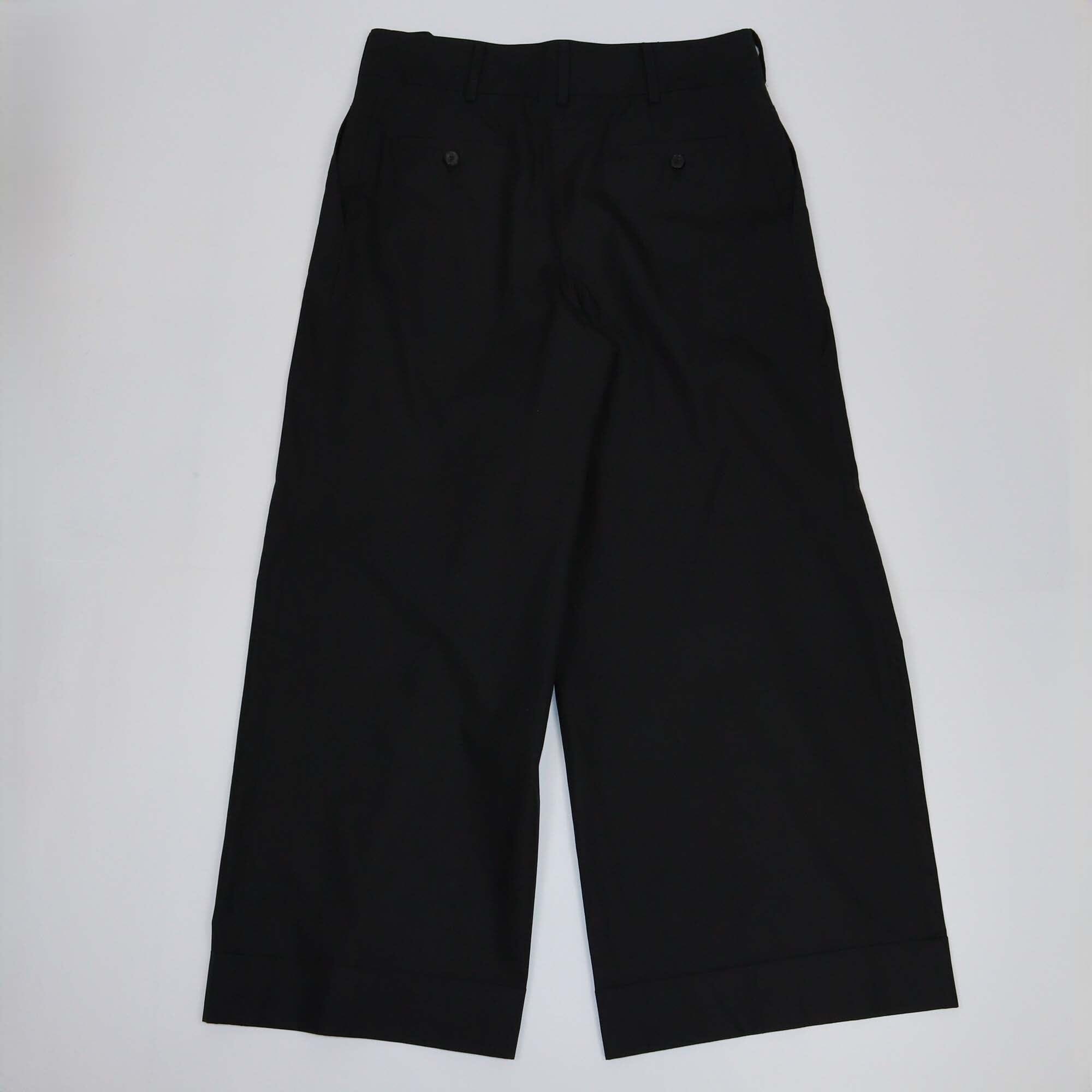 Valentino Black Wide Leg Pants