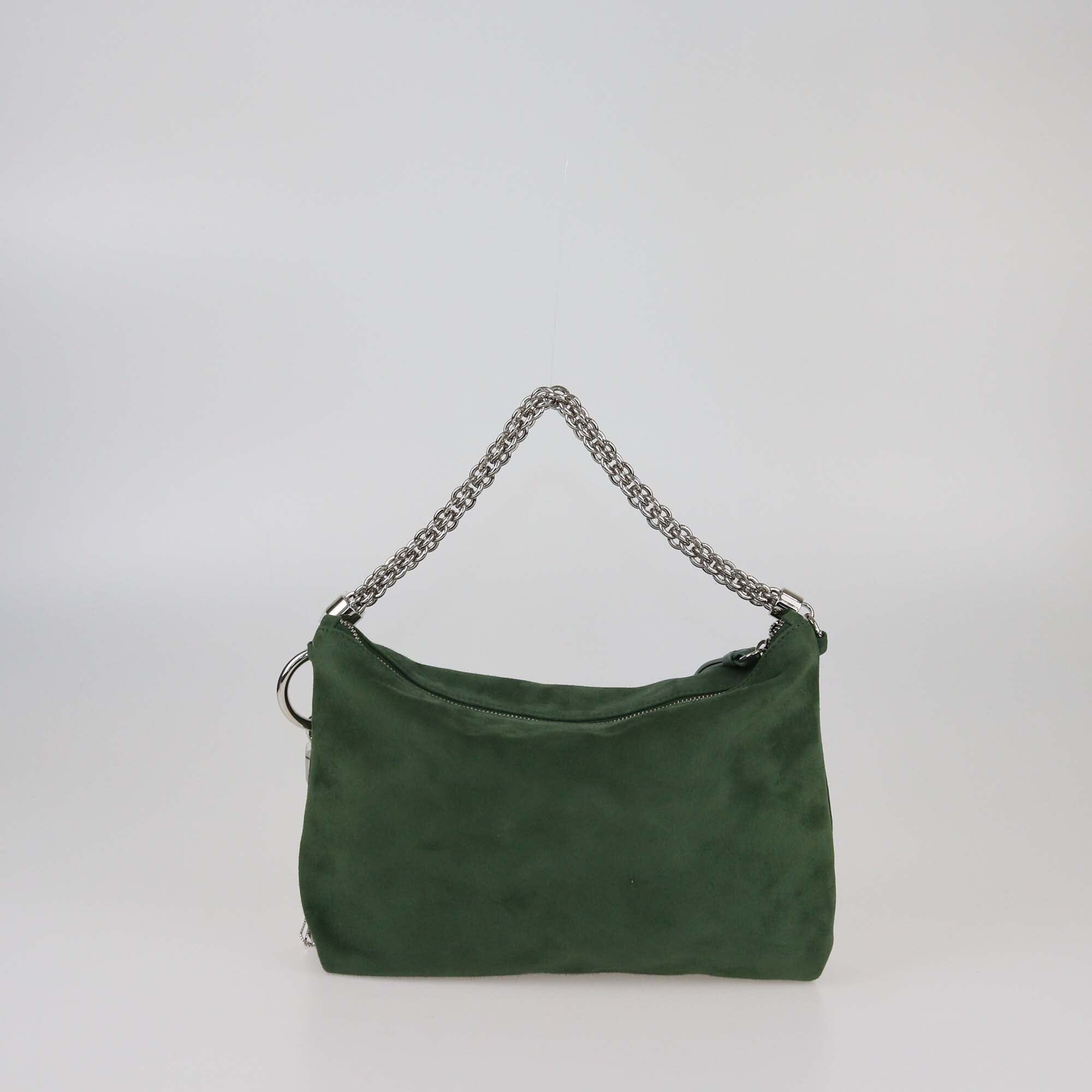Jimmy Choo Green Callie Clutch Bag Womens Jimmy Choo 
