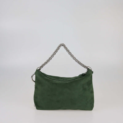 Jimmy Choo Green Callie Clutch Bag Womens Jimmy Choo 