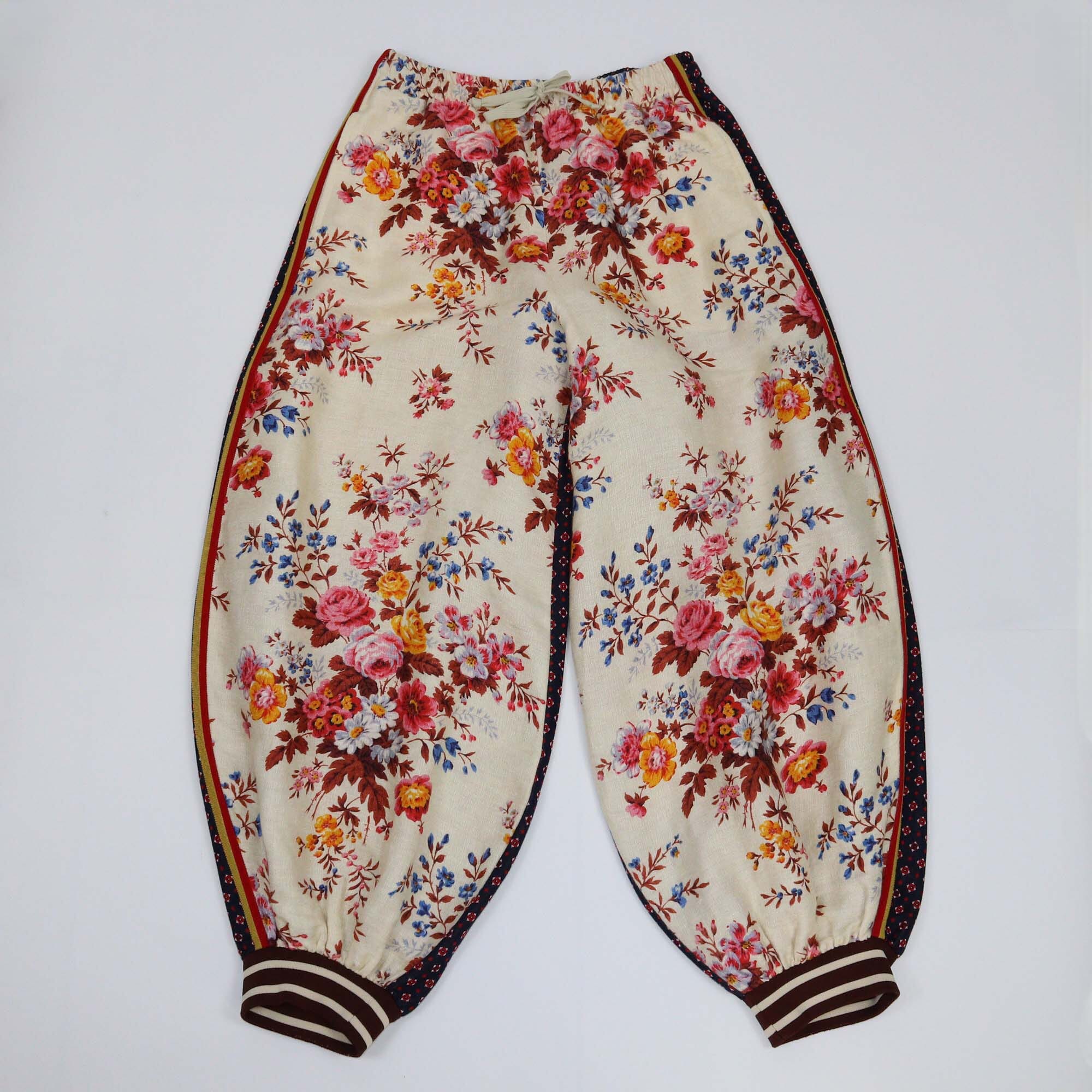 Gucci Multicolor Floral Printed Jogger Pants