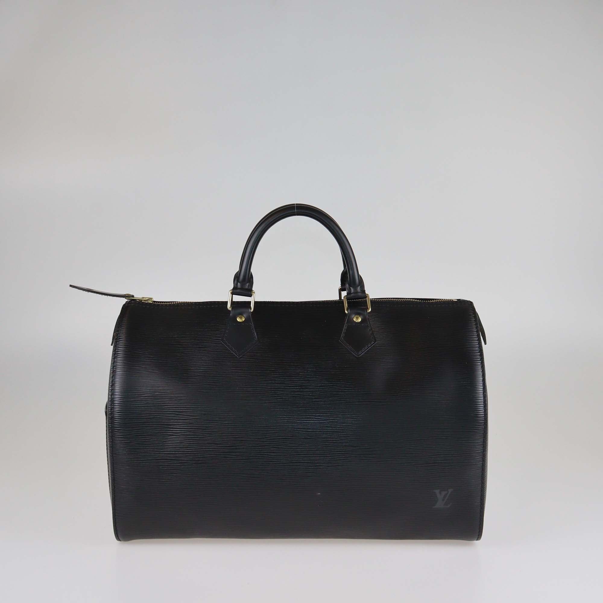 Louis Vuitton Black Epi Leather Speedy 35
