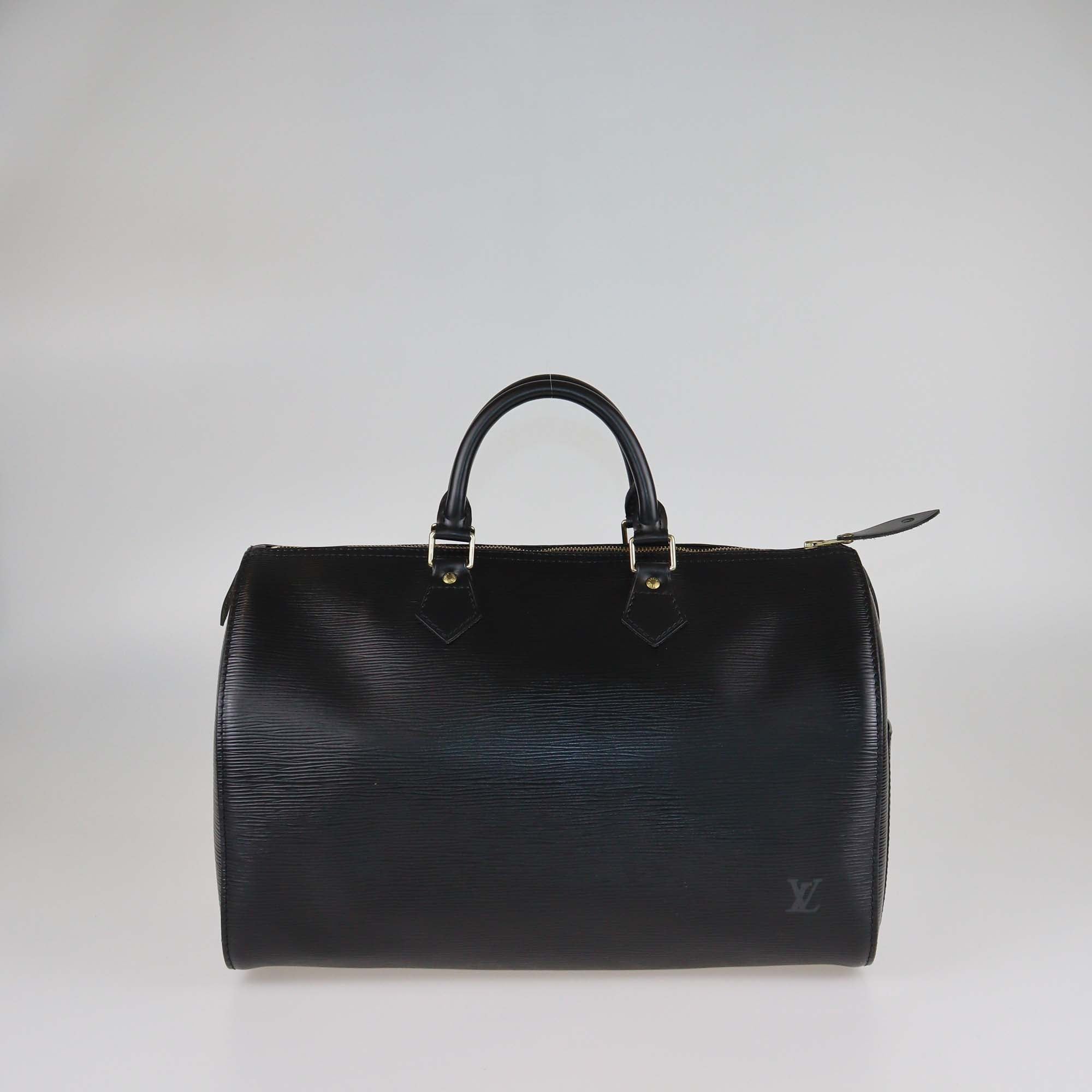 Louis Vuitton Black Epi Leather Speedy 35