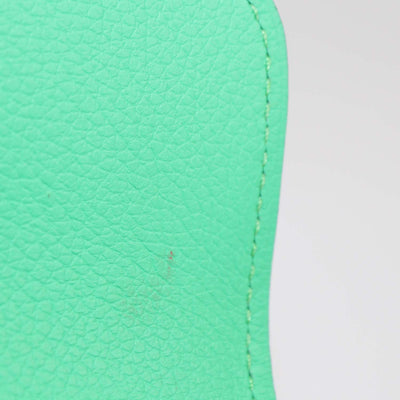 Hermes Vert Comics Evercolor Leather Constance Slim Wallet