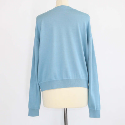 Hermes Blue Silk Brides de Gala Twillreine Sweater