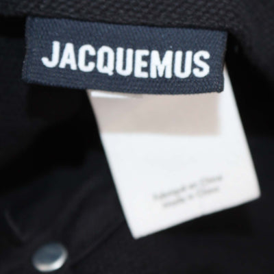 Jacquemus Black Canvas Classic Baseball Cap