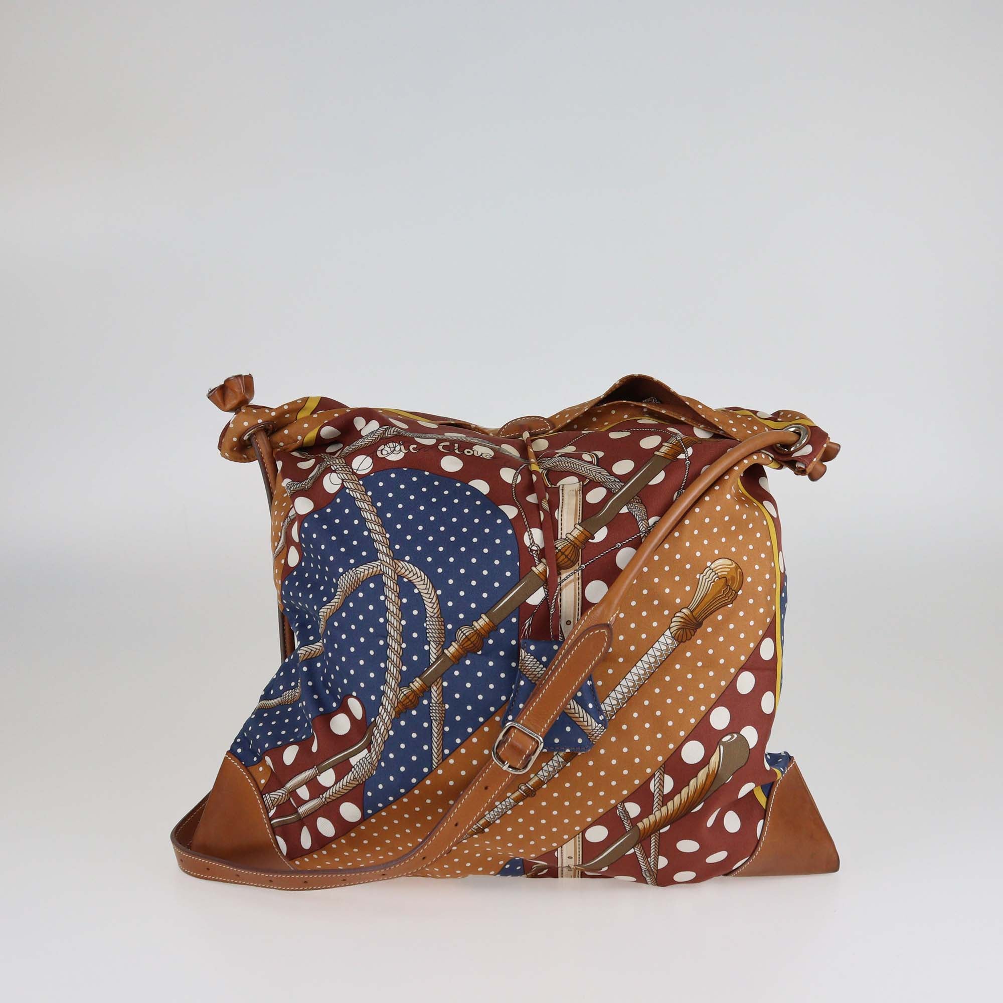 Hermes Multicolor Clic Clac a Pois Silky City PM