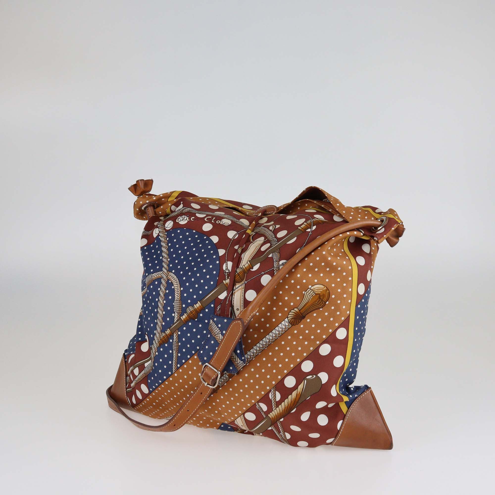 Hermes Multicolor Clic Clac a Pois Silky City PM