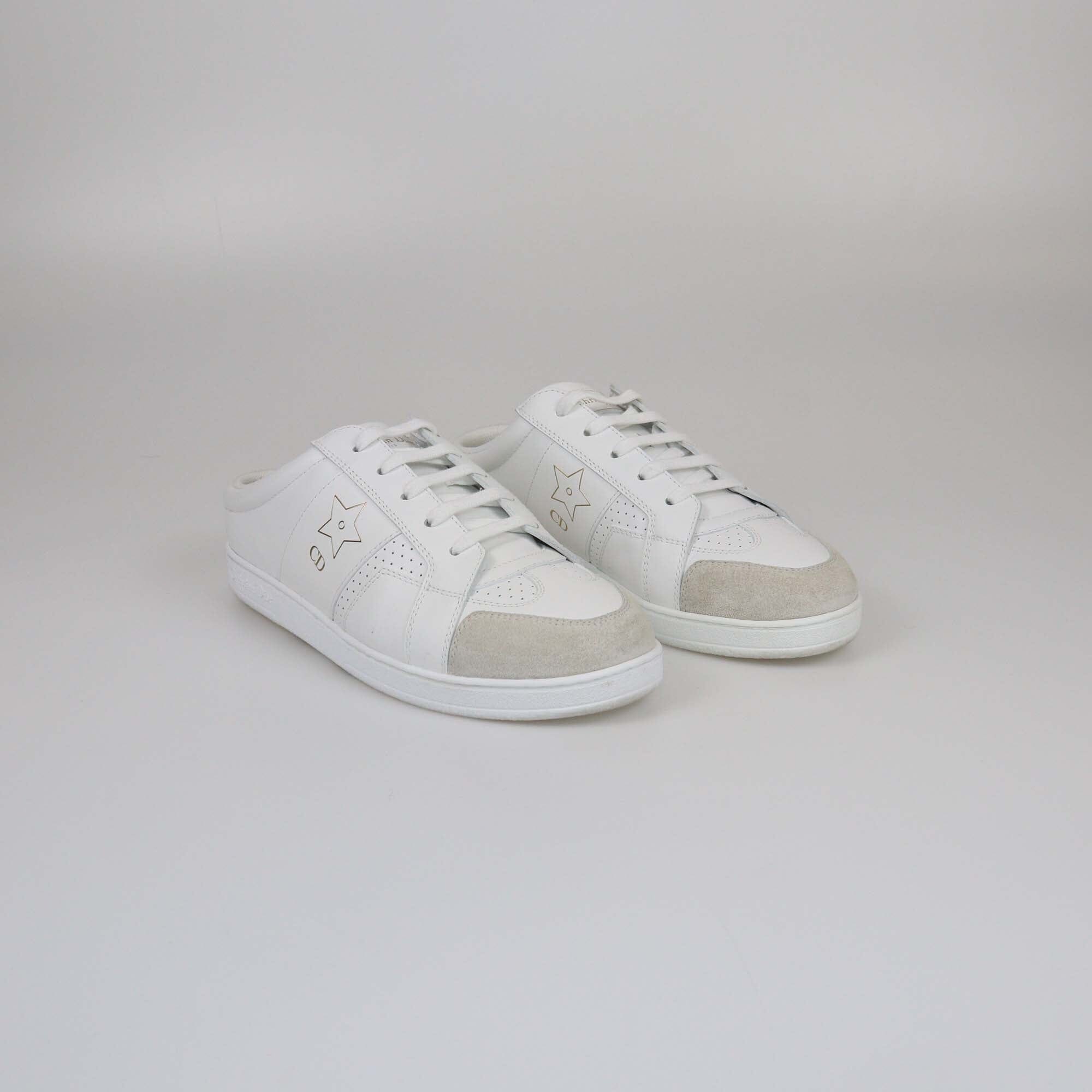 Christian Dior White Star Low Sneakers Womens Christian Dior 