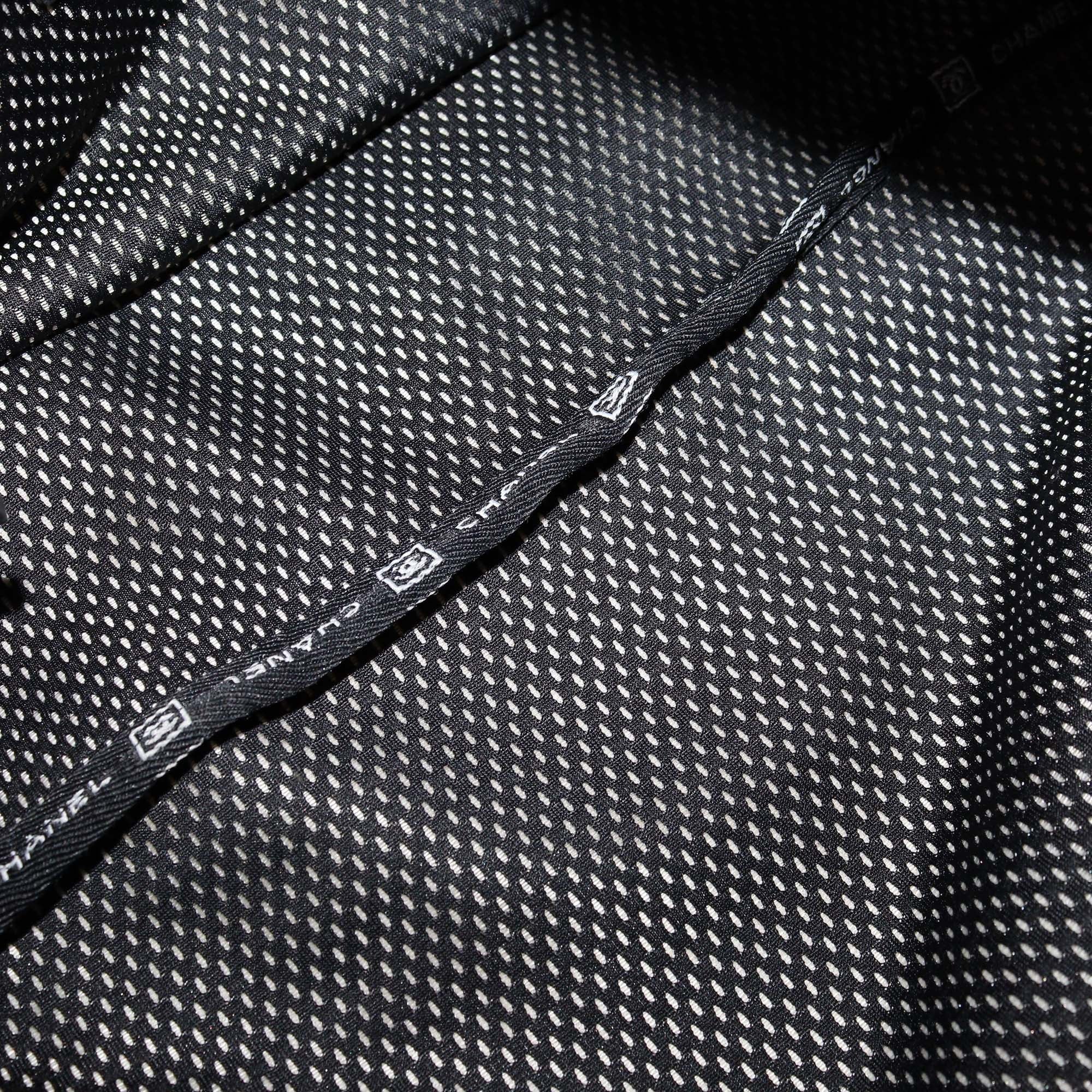 Chanel Black Sports Line Nylon Duffle Bag