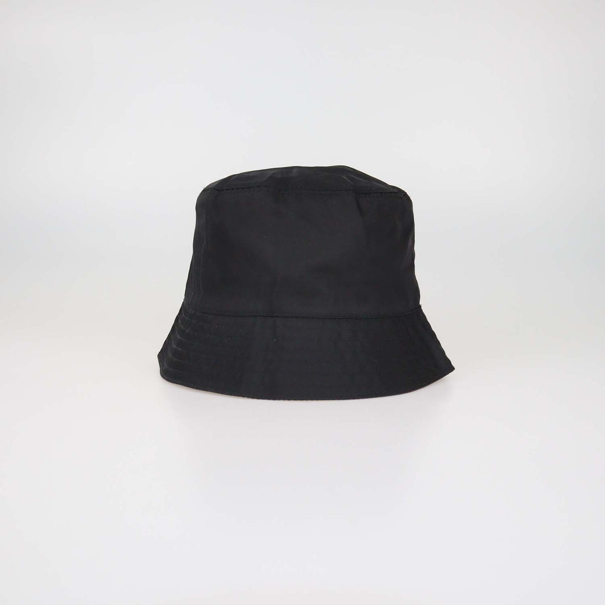 Prada Black Nylon Bucket Hat