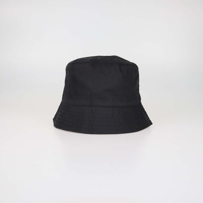 Prada Black Nylon Bucket Hat