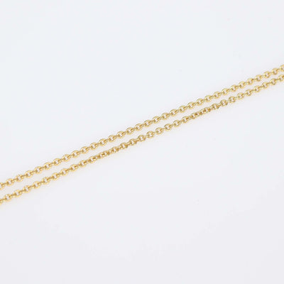 Cartier 18K Yellow Gold interlocking Love Necklace
