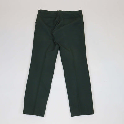 Celine Khaki Green Cotton Blended Front Pocket Trousers
