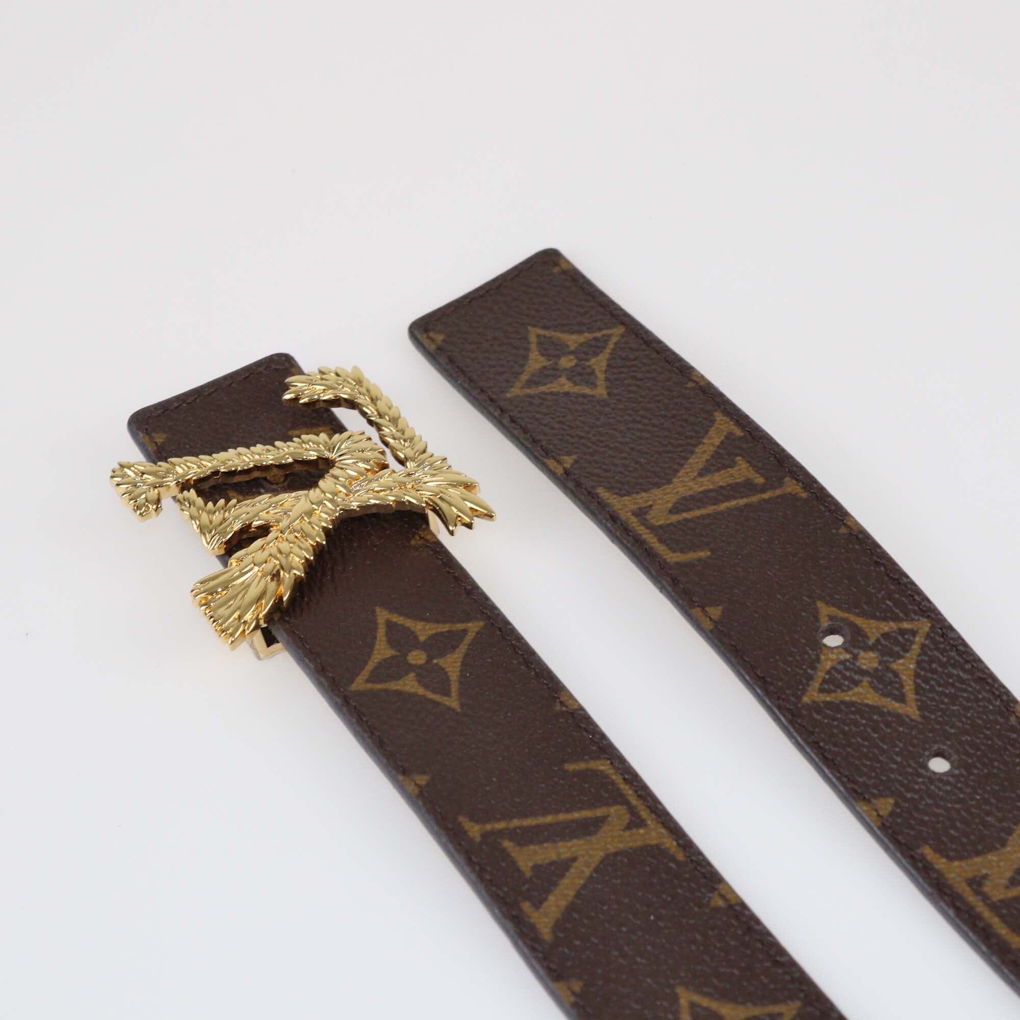 Louis Vuitton Monogram Canvas Reversible LV Pixel 30mm Belt Womens Louis Vuitton 