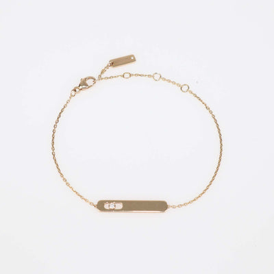 Messika 18K Rose Gold My First Diamond Bracelet