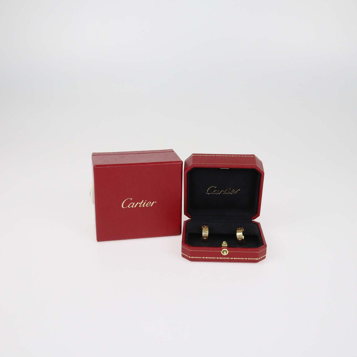 Cartier 18K Yellow Gold Love Clip Earrings