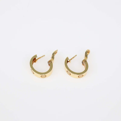 Cartier 18K Yellow Gold Love Clip Earrings