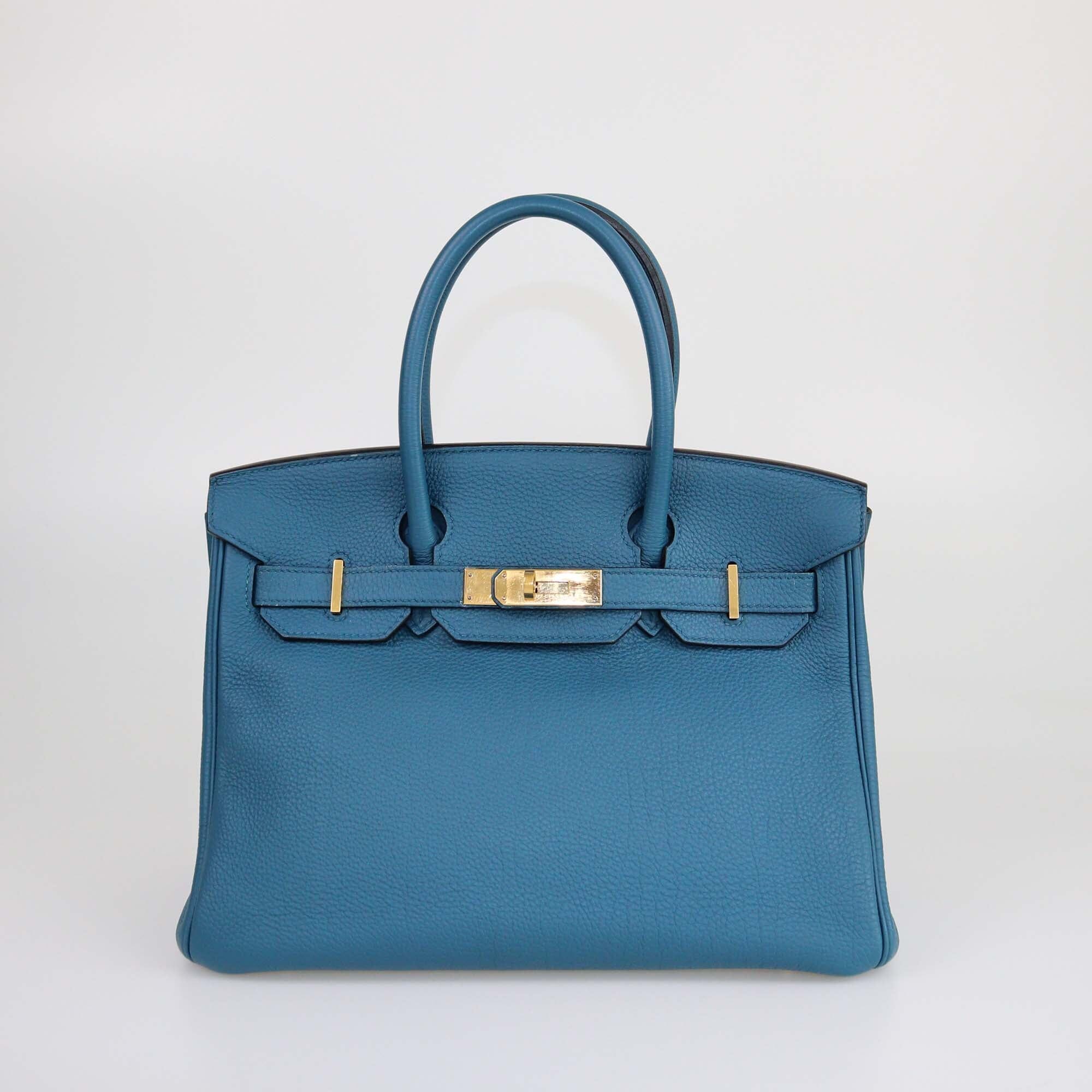 Hermes Colvert Togo Birkin 30 GHW Womens Hermes 