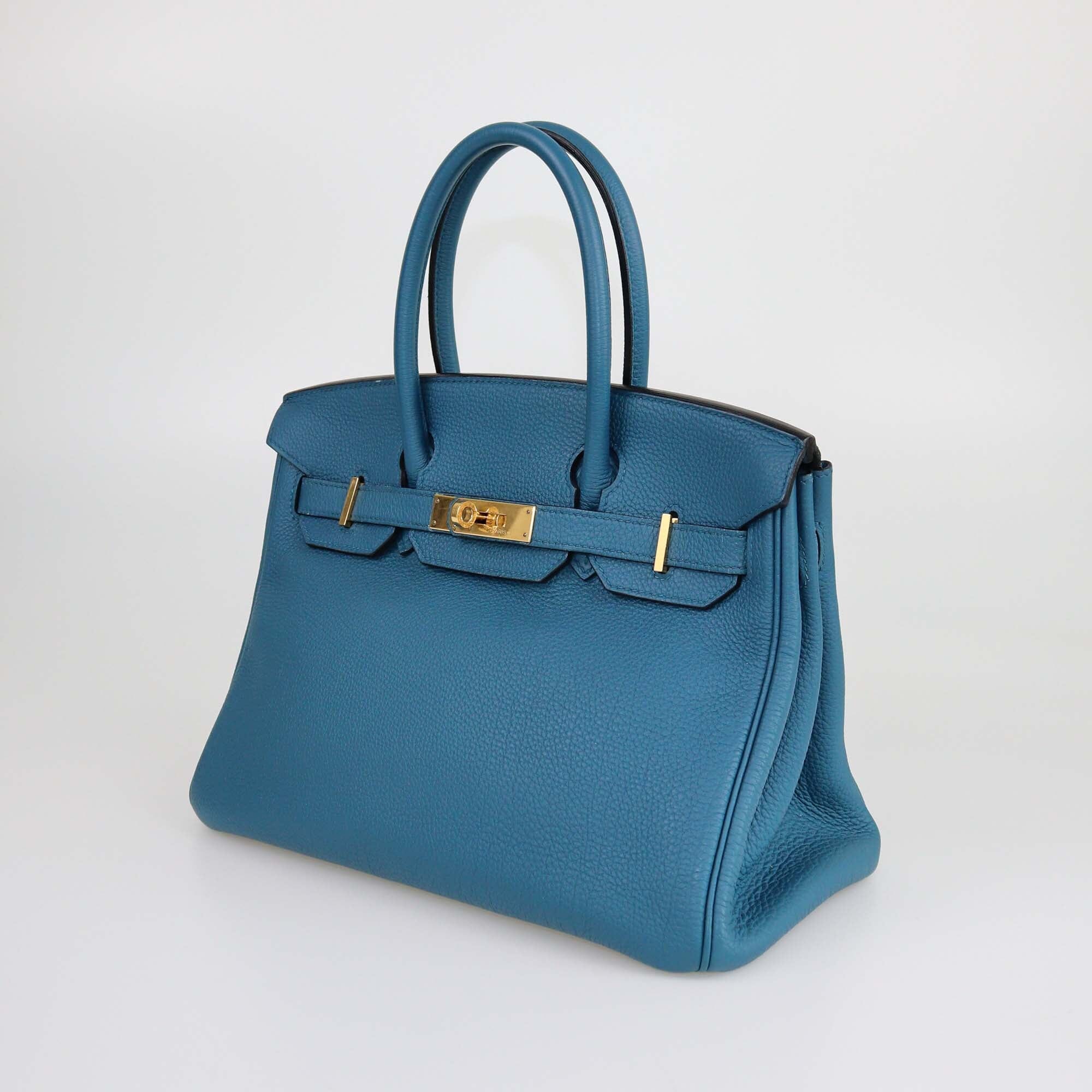 Hermes Colvert Togo Birkin 30 GHW Womens Hermes 