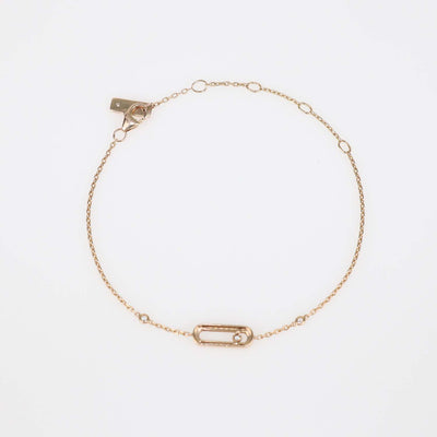 Messika 18K Rose Gold Diamonds Move Uno Pave Bracelet