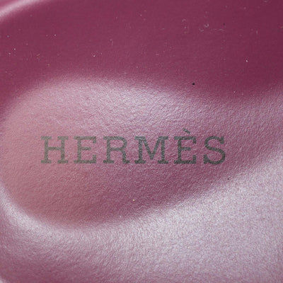 Hermes Orange/Pink Leather Extra Sandals