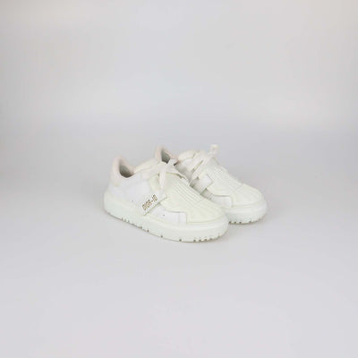 Christian Dior White Leather and Rubber Dior-ID Sneakers