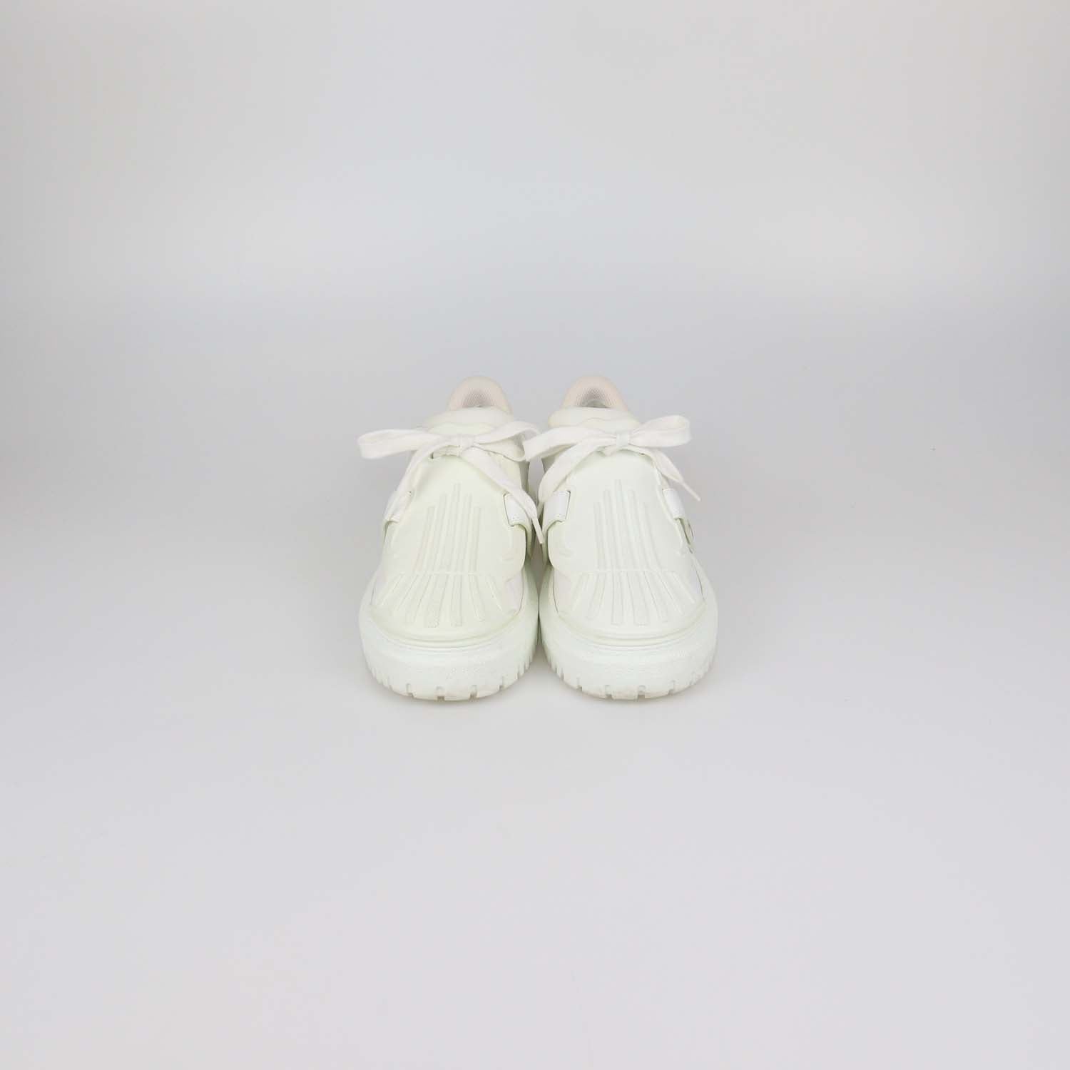 Christian Dior White Leather and Rubber Dior-ID Sneakers