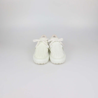 Christian Dior White Leather and Rubber Dior-ID Sneakers