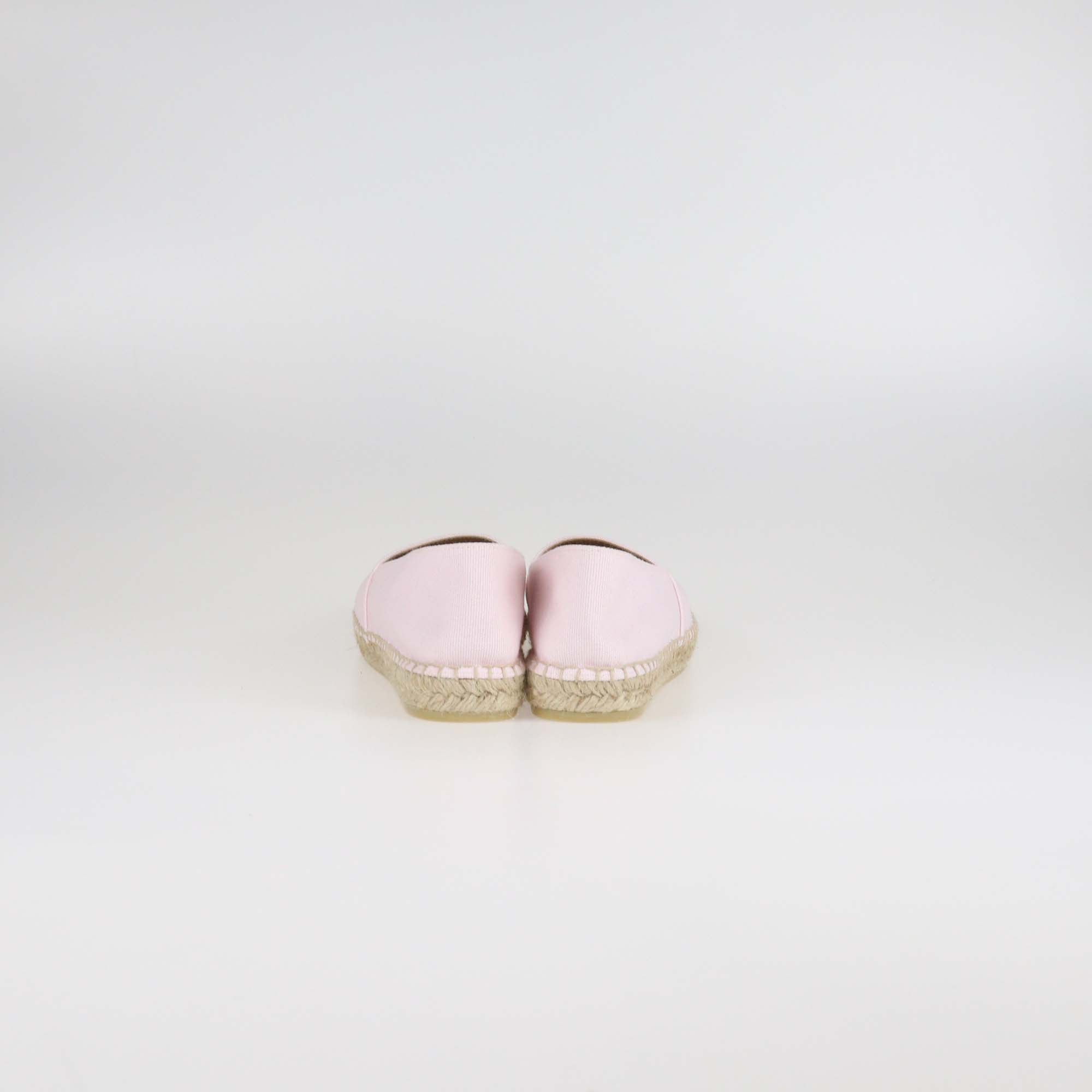 Kenzo Pink Classic Tiger Canvas Espadrille Flats