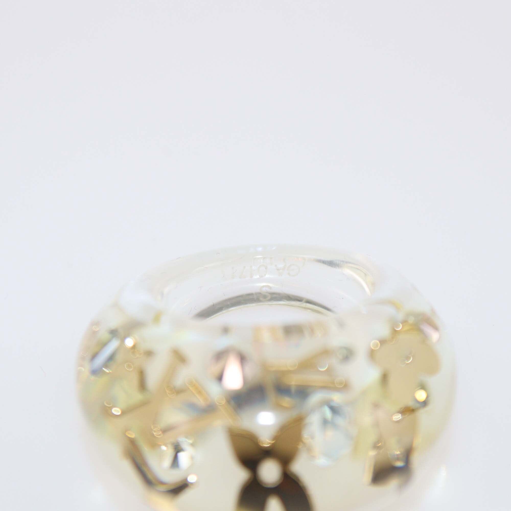 Louis Vuitton Transparent Small Inclusion Ring Womens Louis Vuitton 