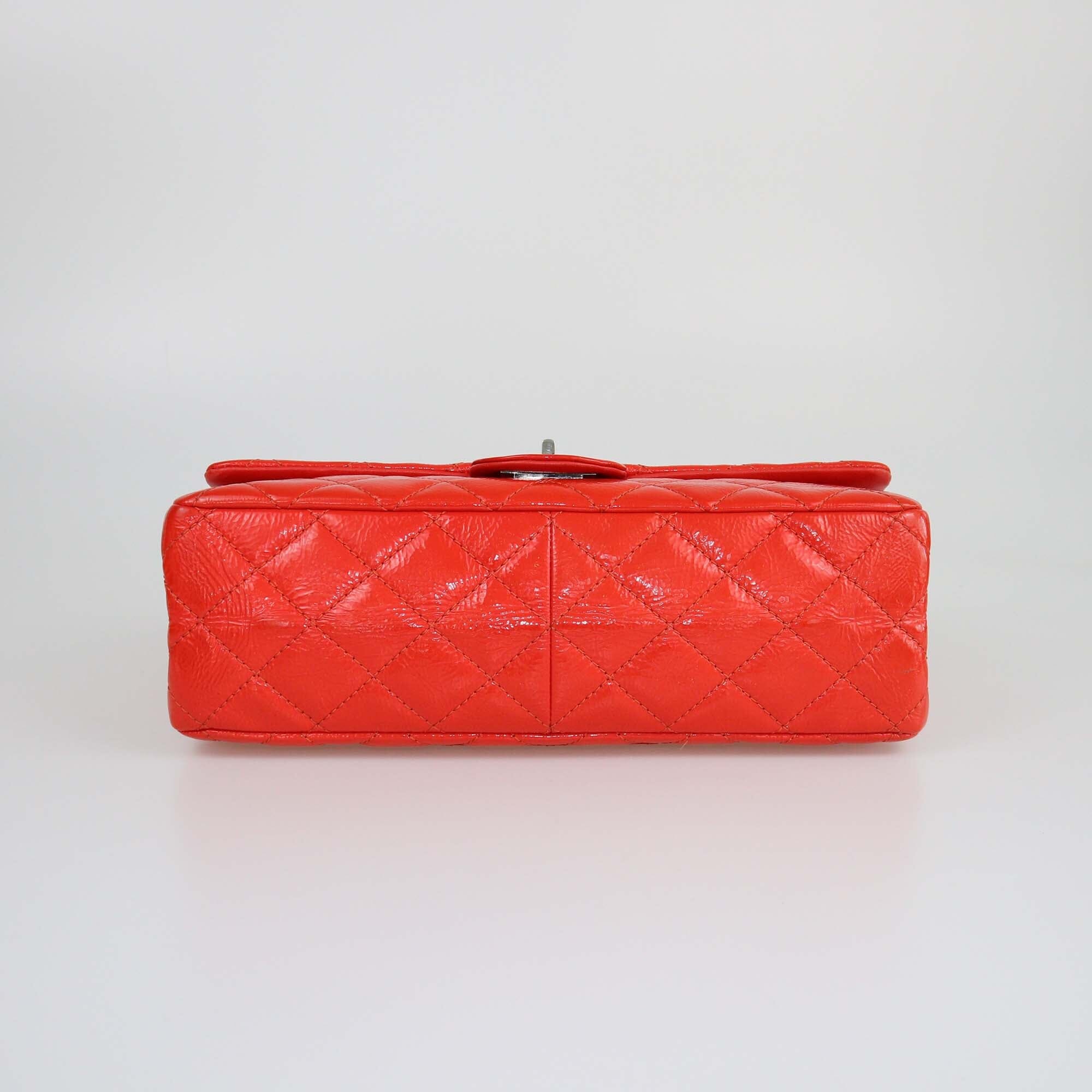 Chanel Coral Red Quilted 227 Reissue 2.55 Flap Bag Womens Chanel 