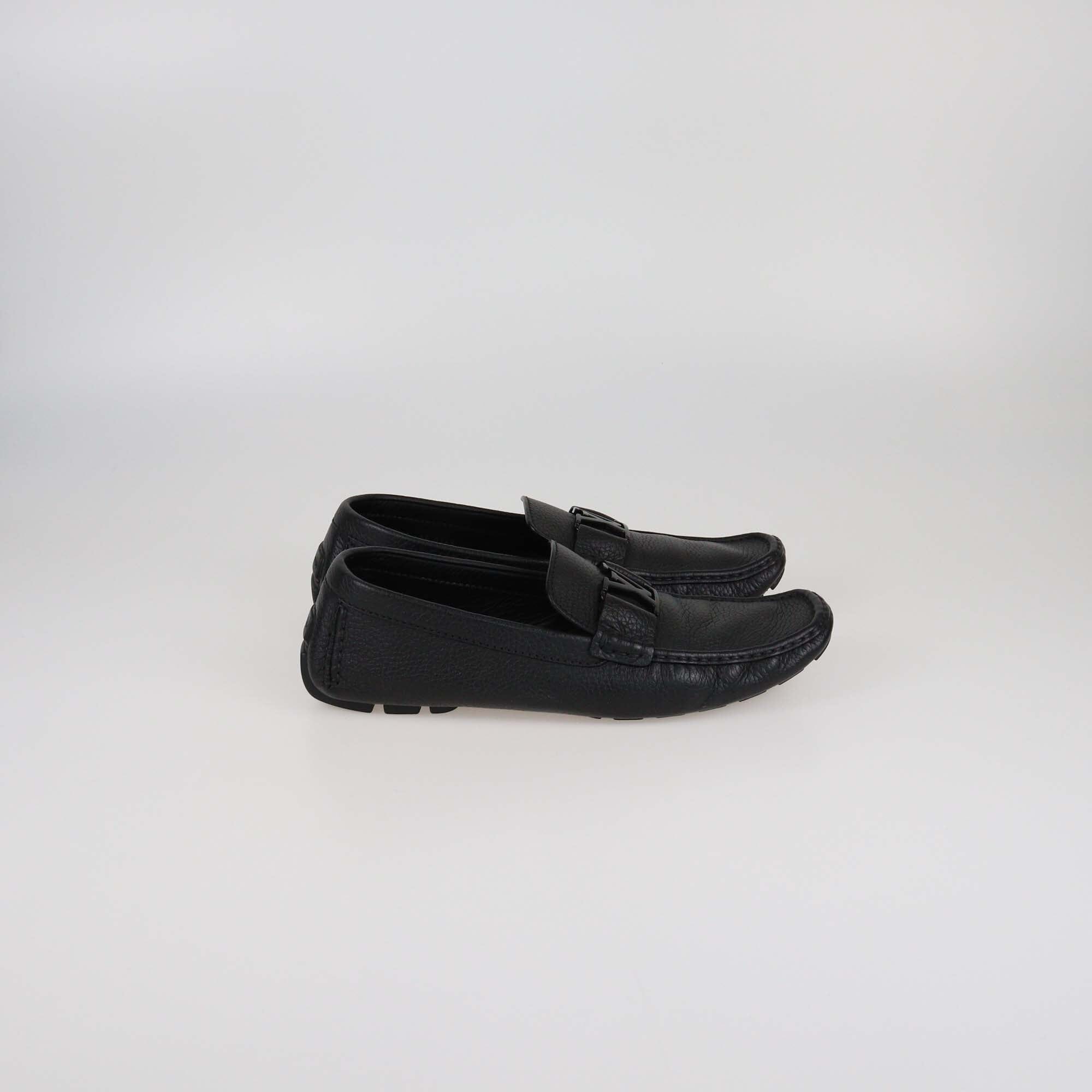 Louis Vuitton Black Monte Carlo Moccasins Mens Louis Vuitton 