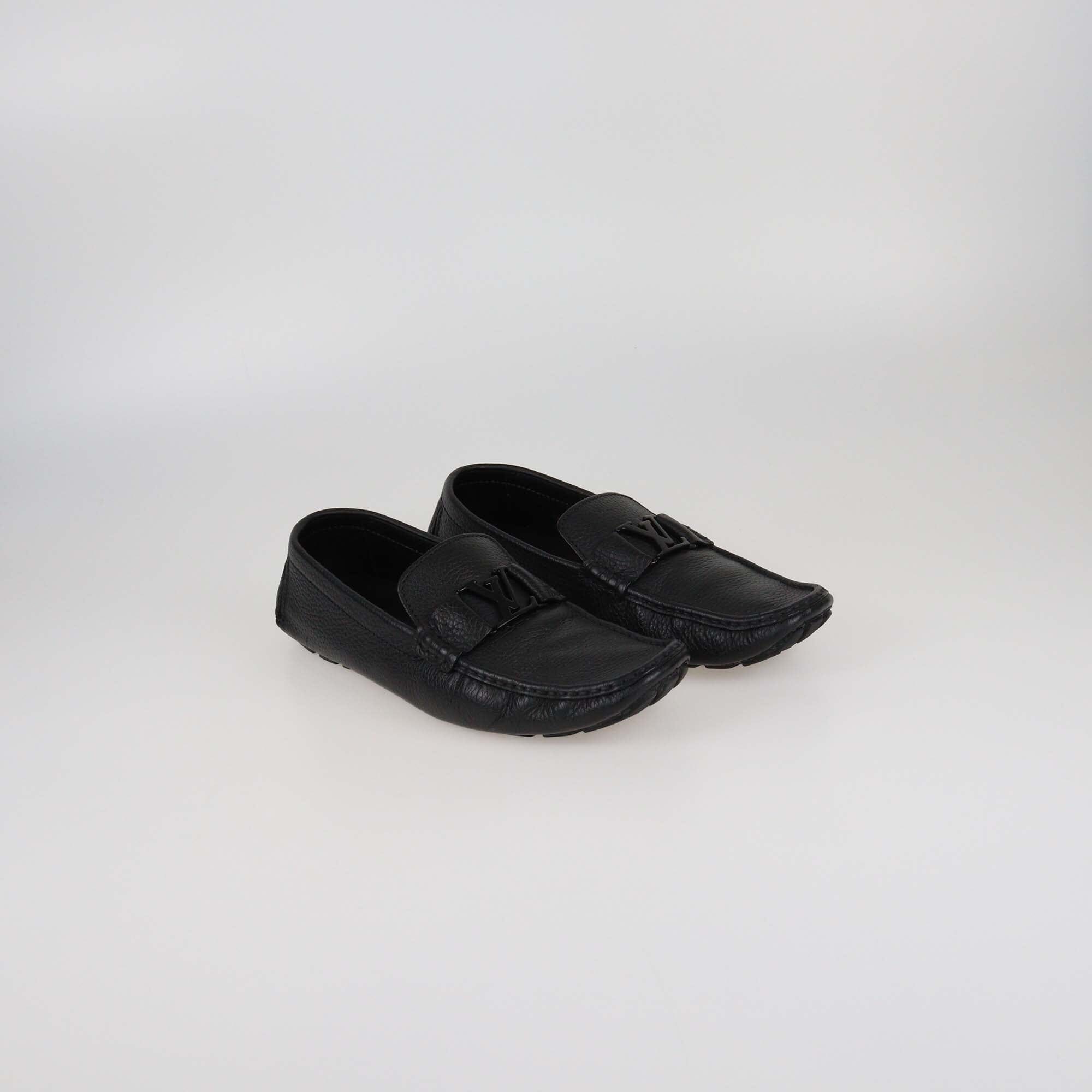 Louis Vuitton Black Monte Carlo Moccasins Mens Louis Vuitton 