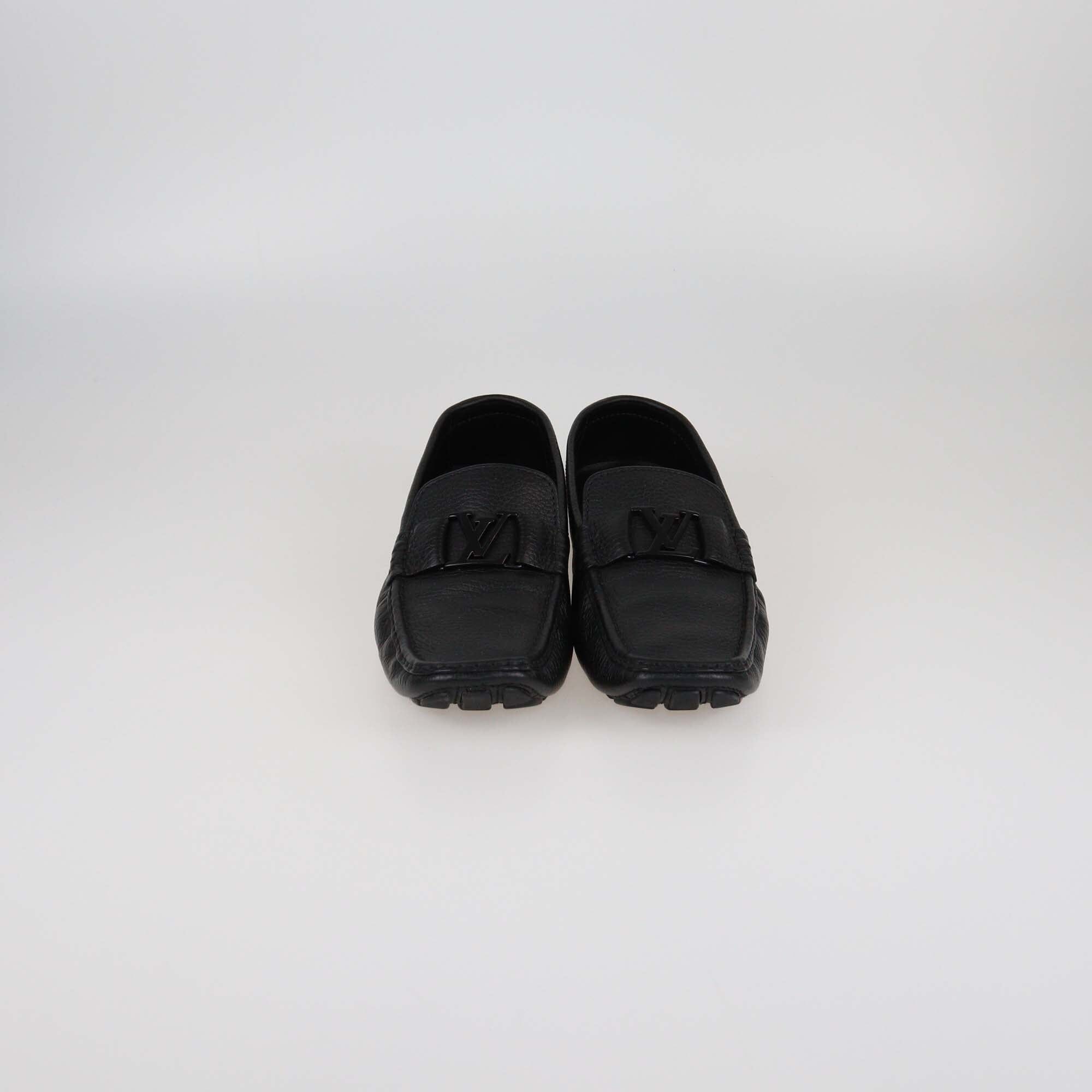 Louis Vuitton Black Monte Carlo Moccasins Mens Louis Vuitton 