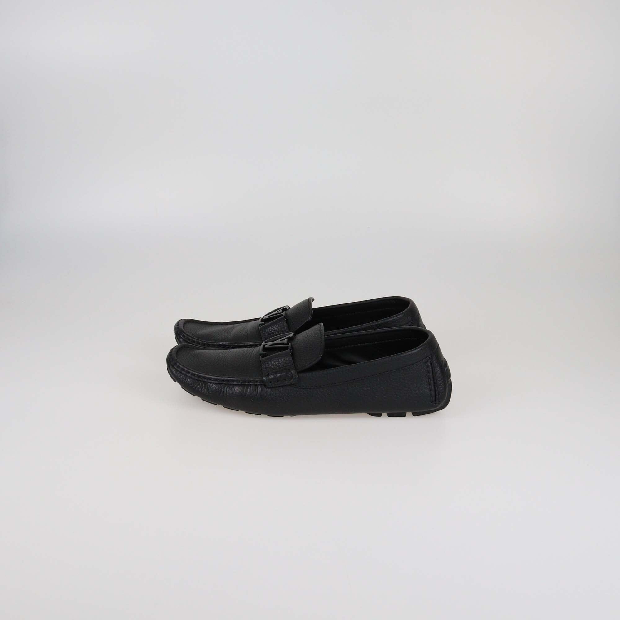 Louis Vuitton Black Monte Carlo Moccasins Mens Louis Vuitton 