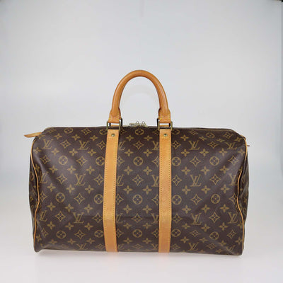 Louis Vuitton Monogram Canvas Keepall 45 Bag