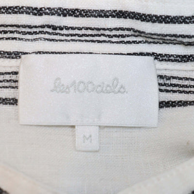 Les 100 Ciels White Linen Kora Long Sleeve Tunic & Trouser Set
