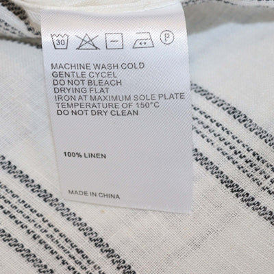 Les 100 Ciels White Linen Kora Long Sleeve Tunic & Trouser Set