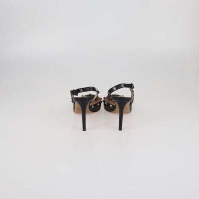 Valentino Black Rockstud Slingback Pumps Womens Valentino 