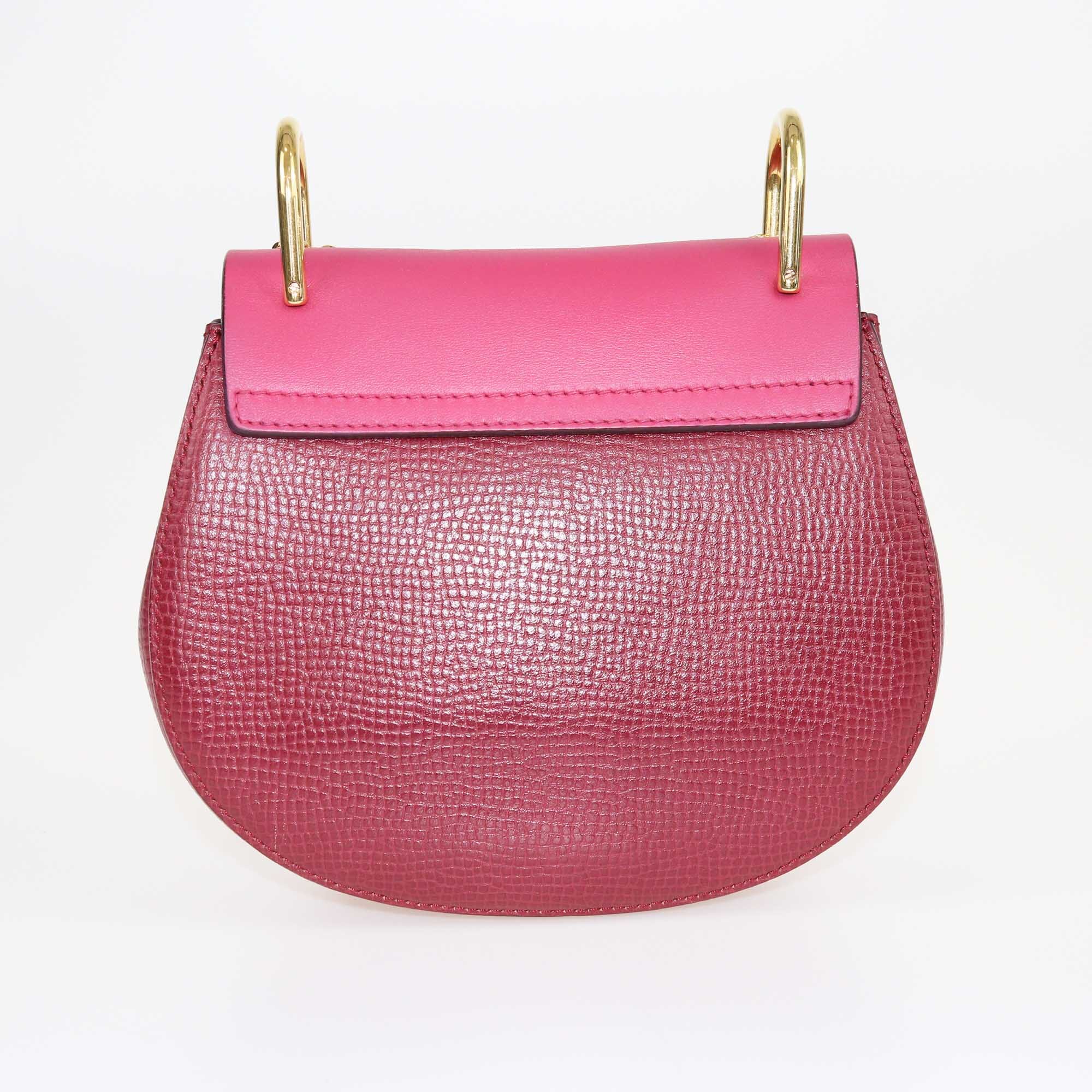 Chloe Plum Purple/Pink Small Drew Shoulder Bag Bags Chloe 