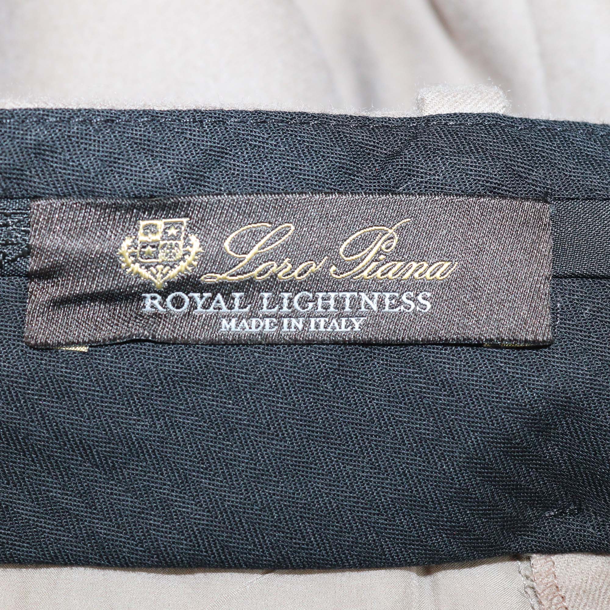 Loro Piana Ancient Plaster Cashmere Chad Royal Lightness Trousers