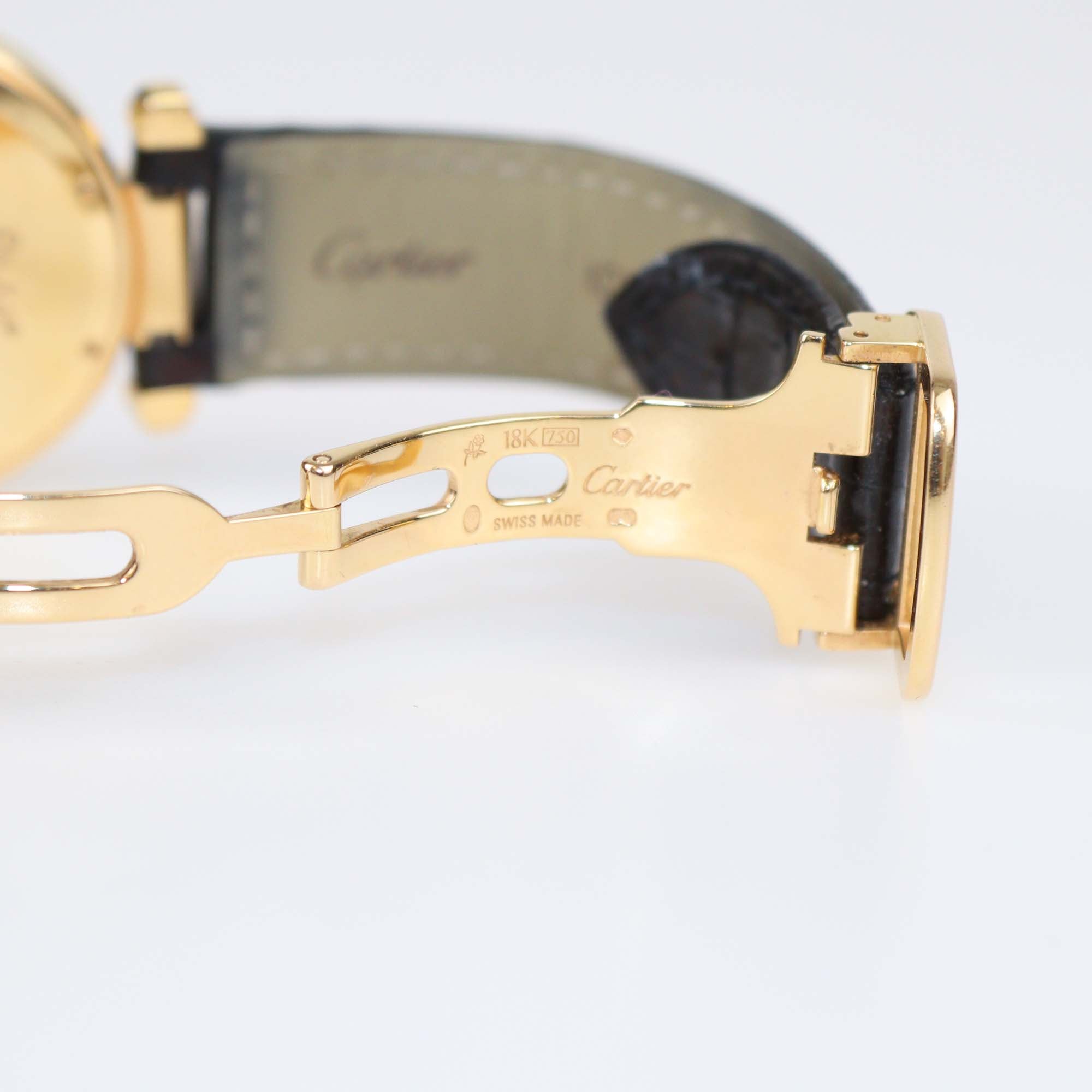 Cartier 18K Rose Gold & Diamond Silver Dial Pasha de Cartier Watch