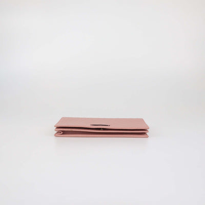 Gucci Old Rose Microguccissima Leather Wallet Crossbody Bag
