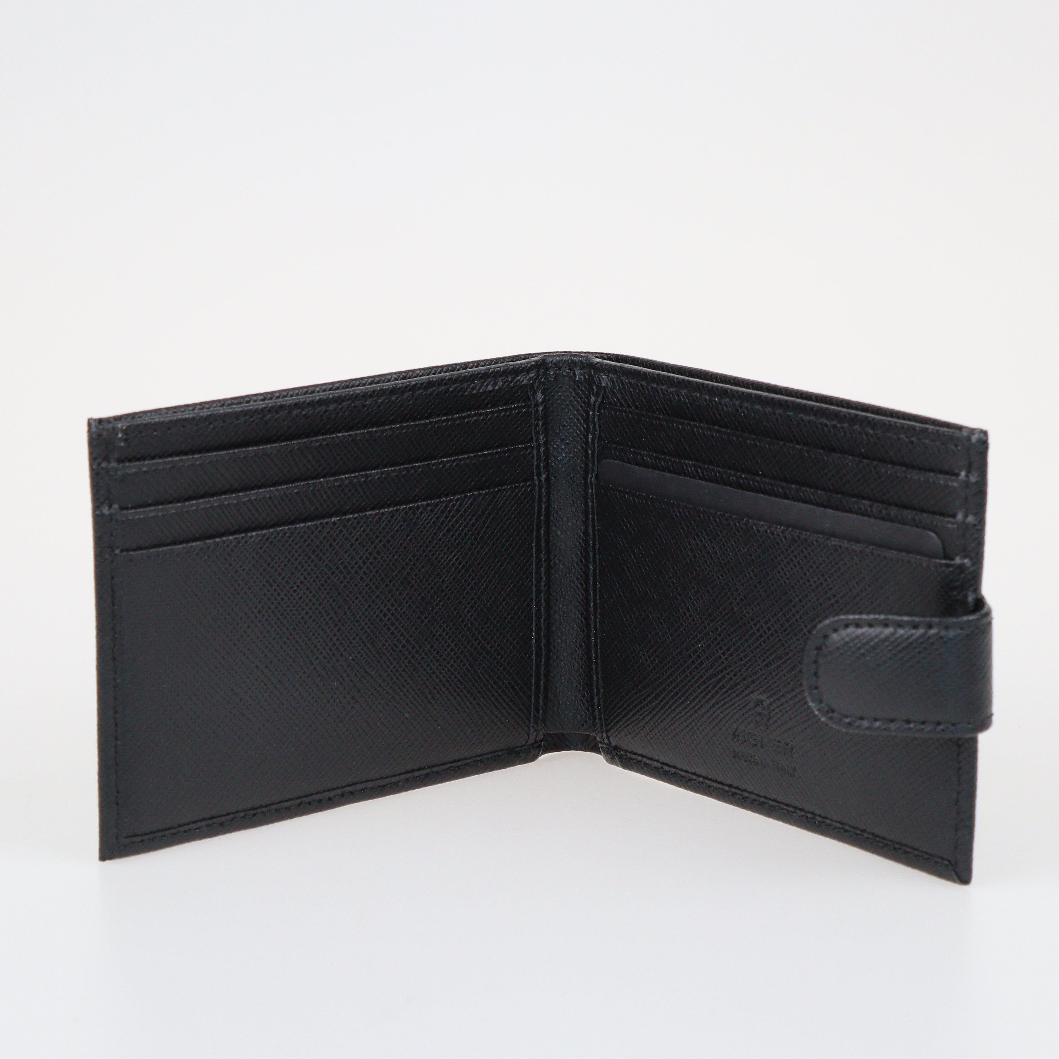 Black Folded Card Holder Wallet Accessories Aigner 