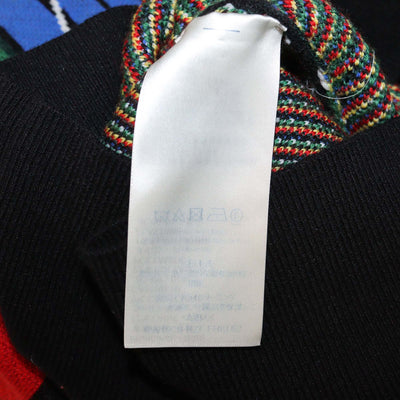 Louis Vuitton Black Wool Blend Printed Long Sleeve Sweatshirt