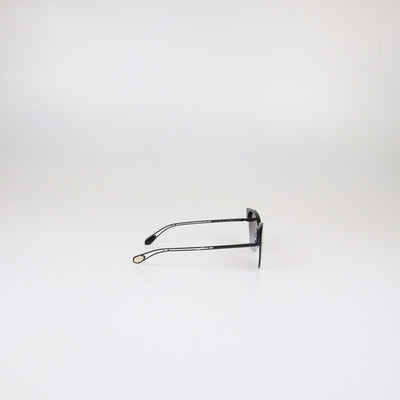 Bvlgari Black/Gold Gradient Irregular Cat Eye Sunglasses