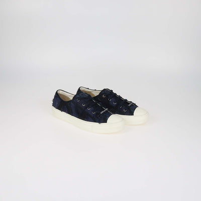 Christian Dior Navy Blue Canvas Walk 'n' Dior Sneakers