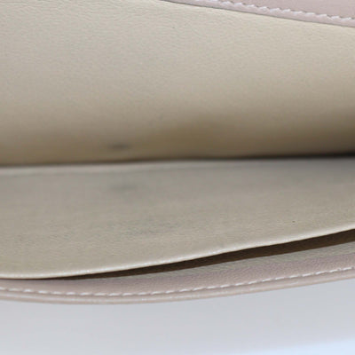 Bottega Veneta Beige Intrecciato Leather Long French Wallet