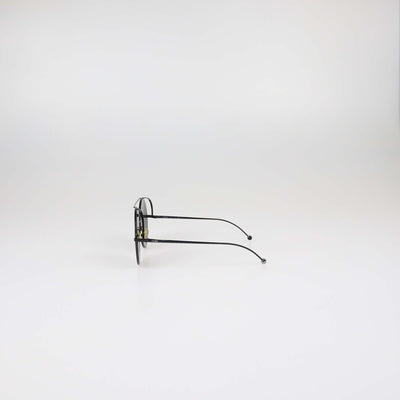 Fendi Black/Grey Zucca FF Fendirama Round Sunglasses