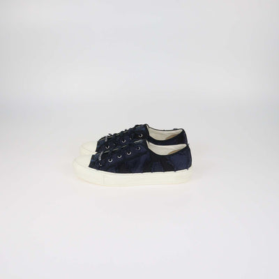 Christian Dior Navy Blue Canvas Walk 'n' Dior Sneakers